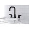 Kingston Brass FSC8930NDL NuvoFusion Widespread Bathroom Faucet W/ Brass Pop-Up, Black FSC8930NDL - alternate 4